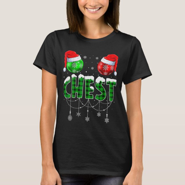 T-shirt Chestnuts Matching Family Funny Chest Nuts Christm (Devant)