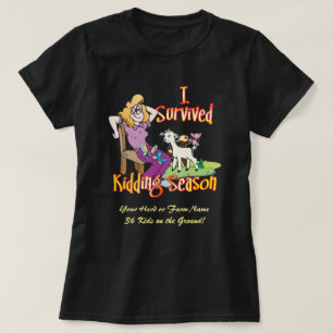 T-shirt CHÈTES   J'ai survécu à la saison de l'enlèvement 