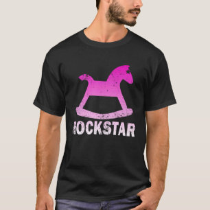 T-shirt Cheval à bascule Funny Rockstar