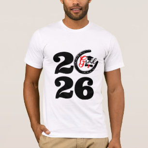 T-Shirt Cheval à Chance Classe 2026 - Cadeau de Di