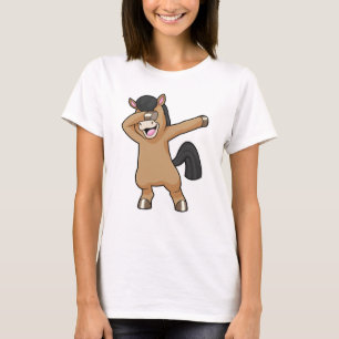 T-shirt Cheval à Hip hop Dance Dab