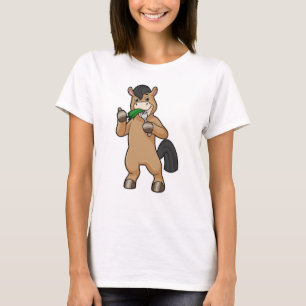 T-shirt Cheval à Mating Vegan