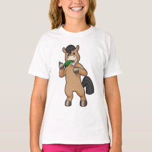 T-shirt Cheval à Mating Vegan