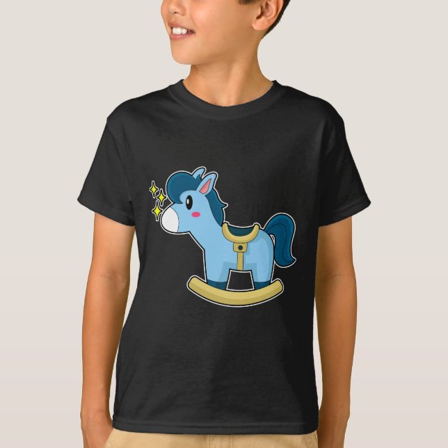 T-shirt Cheval à roche (Devant)