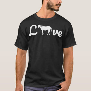 T-shirt cheval amour chevaux rodéo