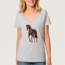 Cheval arabe royal orné