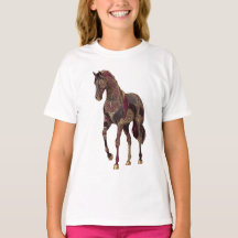 Cheval arabe royal orné