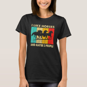 T-shirt Cheval Art Cheval Hommes Femmes Garçons Filles Int