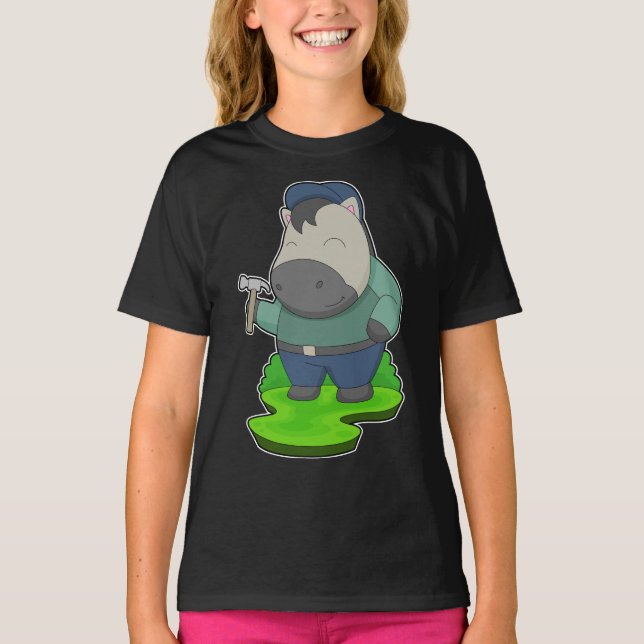 T-shirt Cheval Artiste Hammer (Devant)