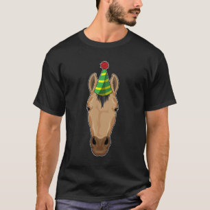 T-shirt Cheval avec casquette de fête
