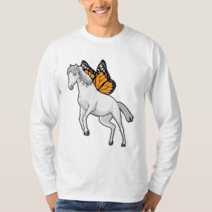 T-shirt Cheval avec papillon