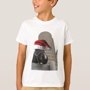 T-shirt Cheval avec Santa Hat