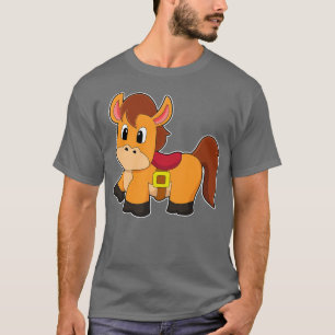 T-shirt Cheval avec selle