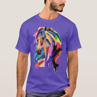 T-shirt Cheval cavalier Équitation Amateurs d'équitation E
