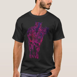 T-shirt Cheval Cheval Cheval Cheval Oreiller Cadeau Cheval
