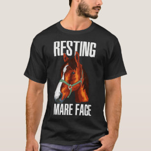 T-shirt Cheval Cheval Ponies Équitation Cheval Equestre