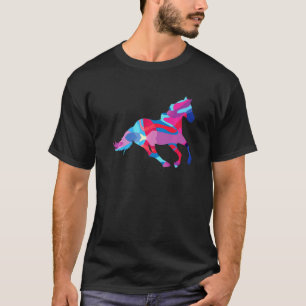 T-shirt Cheval Chevaux Graphique Coloré