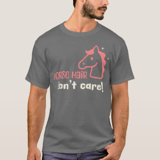 T-shirt Cheval Cheveux sans soins vintage