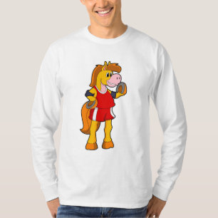 T-shirt Cheval comme coureur
