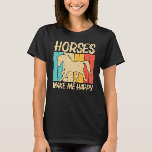 T-shirt Cheval Cool Pour Hommes Femmes Cavalerie Équitatio