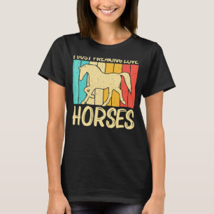 T-shirt Cheval Cool Pour Hommes Femmes Équitation Cavalier