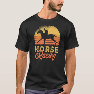 T-shirt Cheval Course Chevaux Race Racer