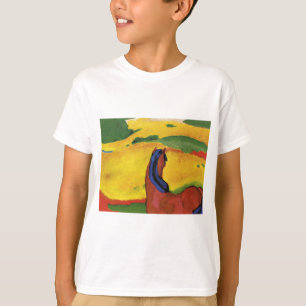 T-shirt Cheval dans un paysage par Franz Marc