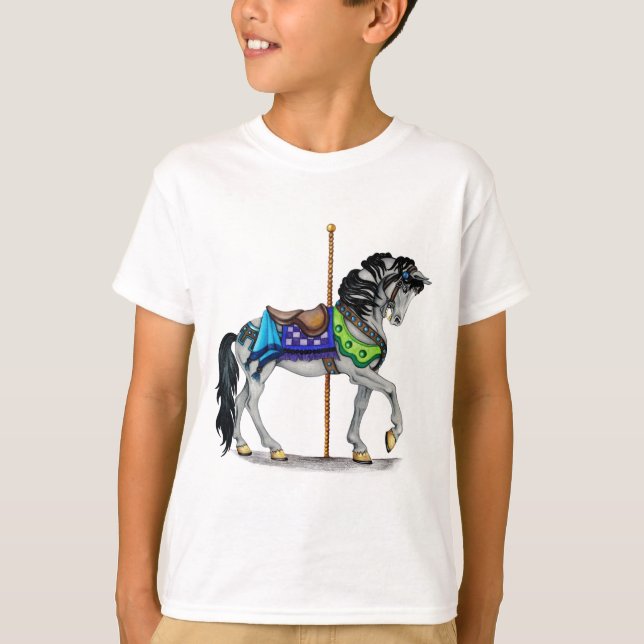T-shirt Cheval de carrousel (Devant)