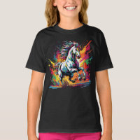 Cheval de course Vintage super Pop Art