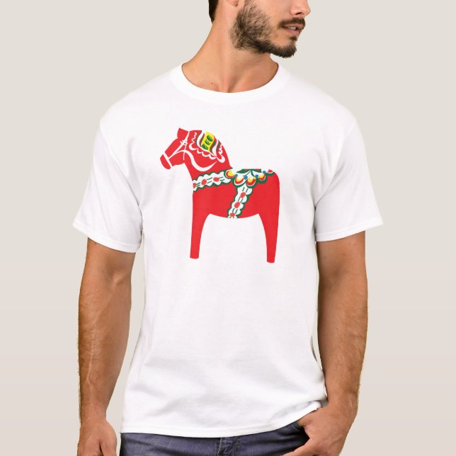 T-shirt Cheval de Dalahäst | Dala (Devant)