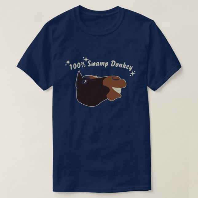 T-shirt Cheval de la baie de réponse des hommes souriants  (Design devant)