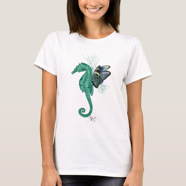 T-shirt Cheval de mer ailé (Devant)