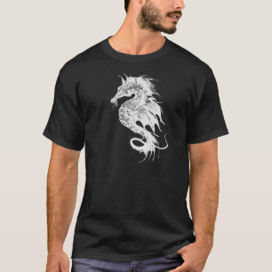 T-shirt Cheval de mer en colère en blanc Choisissez votre 