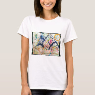 T-shirt Cheval de montagne Abstrait Jeff Hankamer Artjunkh