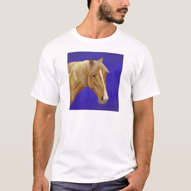 T-shirt Cheval de palomino (Devant)
