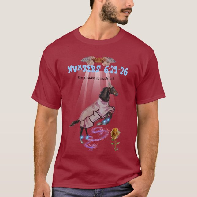 T-SHIRT CHEVAL DE SCRIPTURE (Devant)