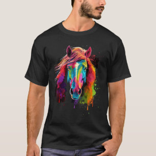 T-shirt Cheval de selle islandais Dressage Saut d'obstacle