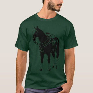 T-shirt cheval debout cadeau de l'ouest