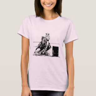 T-shirt Cheval d'emballage de baril