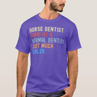 T-shirt Cheval Dentiste ami