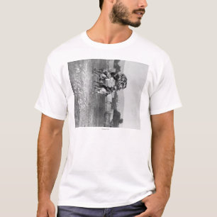 T-shirt Cheval d'équitation de "Buffalo Bill" Cody à cô