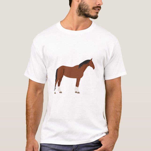 T-shirt Cheval Design (Devant)