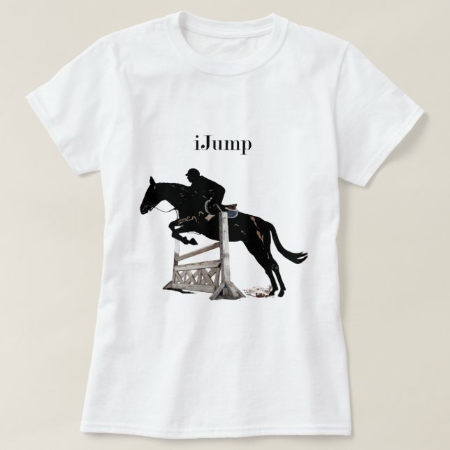 T-shirt Cheval d'iJump d'amusement (Design devant)