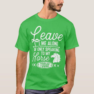 T-shirt Cheval dit cheval fille de cheval