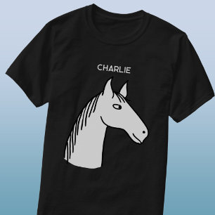 T-shirt Cheval Drôle Personnalisé