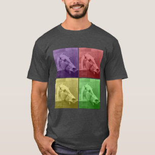 T-shirt Cheval d'une couleur différente