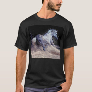 T-shirt Cheval en action