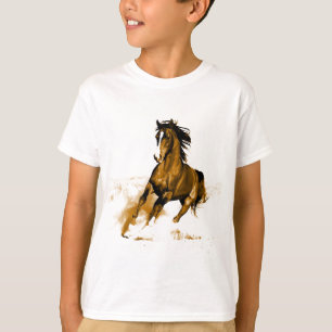 T-shirt Cheval en course
