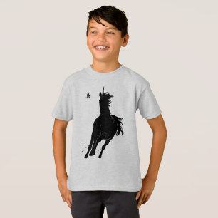 T-shirt Cheval en course dynamique