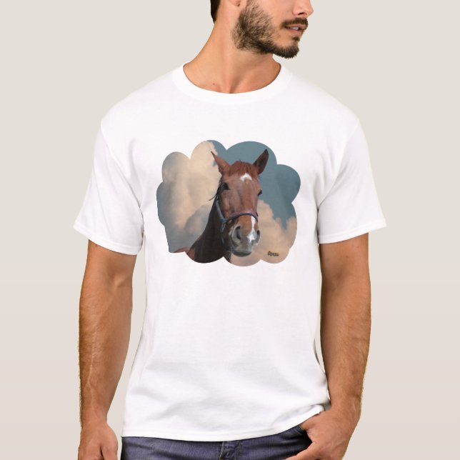 T-shirt Cheval en nuage 01 (Devant)